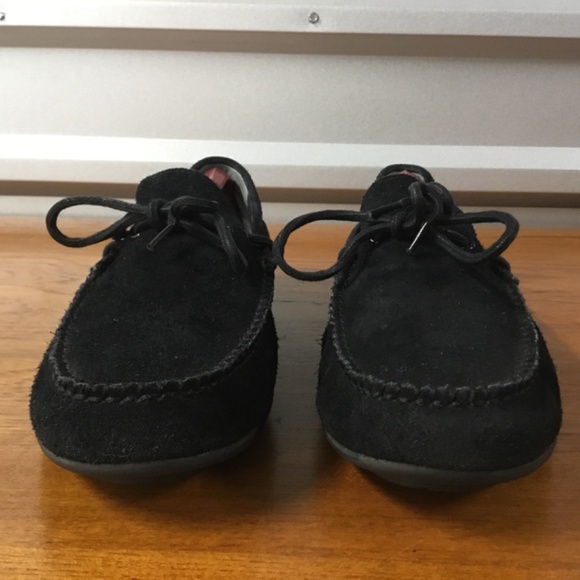 Cole Haan Men Grand.Os Black Suede Mocassin Loafer Driving Shoe C13469 Size 13 - Picture 3 of 12